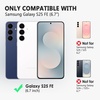 image:imageTENOC Phone Case for Samsung Galaxy S24 Clear Case AntiYellowing Protective Bumper Hard Back CoverClear AntiYellowing