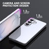 image:imageTENOC Phone Case for Samsung Galaxy S24 Clear Case AntiYellowing Protective Bumper Hard Back CoverClear AntiYellowing