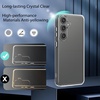 image:imageTENOC Phone Case for Samsung Galaxy S24 Clear Case AntiYellowing Protective Bumper Hard Back CoverClear AntiYellowing