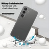 image:imageTENOC Phone Case for Samsung Galaxy S24 Clear Case AntiYellowing Protective Bumper Hard Back CoverClear AntiYellowing