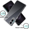image:imageTENOC Phone Case for Samsung Galaxy S24 Clear Case AntiYellowing Protective Bumper Hard Back CoverClear AntiYellowing