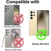image:imageTENOC Phone Case for Samsung Galaxy S24 Clear Case AntiYellowing Protective Bumper Hard Back CoverClear AntiYellowing