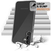image:imageTENOC Phone Case for Samsung Galaxy S24 Clear Case AntiYellowing Protective Bumper Hard Back CoverClear AntiYellowing