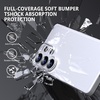 image:imageTENOC Phone Case for Samsung Galaxy S24 Clear Case AntiYellowing Protective Bumper Hard Back CoverClear AntiYellowing