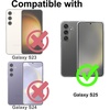 image:imageTENOC Phone Case for Samsung Galaxy S24 Clear Case AntiYellowing Protective Bumper Hard Back CoverClear AntiYellowing