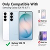 image:imageTENOC Phone Case for Samsung Galaxy S24 Clear Case AntiYellowing Protective Bumper Hard Back CoverClear AntiYellowing