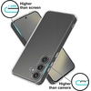 image:imageTENOC Phone Case for Samsung Galaxy S24 Clear Case AntiYellowing Protective Bumper Hard Back CoverClear AntiYellowing