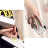 image:imageTENOC Phone Grip 2 Pieces Black Universal Sticky Finger Strap Holder for Smartphone or Cell Phone CaseT1Green