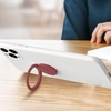 image:imageTENOC Phone Grip 2 Pieces Black Universal Sticky Finger Strap Holder for Smartphone or Cell Phone CaseT1Red
