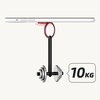 image:imageTENOC Phone Grip 2 Pieces Black Universal Sticky Finger Strap Holder for Smartphone or Cell Phone CaseT1Red