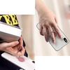 image:imageTENOC Phone Grip 2 Pieces Black Universal Sticky Finger Strap Holder for Smartphone or Cell Phone CaseT1Red