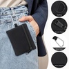 image:imageTENOC Small Coin Purse Tactical Keychain Pouch Portable Nylon Zip Change Purse with Carabiner D Ring Mini Wallet Pouch Bag for Men Women Outdoor Hiking Fishing Everyday Carry Black