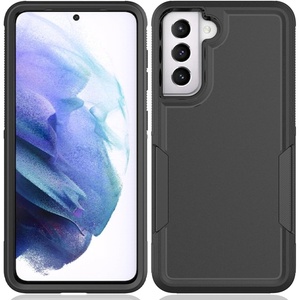 image:imageTENOC Phone Case for Samsung Galaxy S23 FE Clear Case NonYellowing Protective Bumper Hard Back CoverBlack Solid
