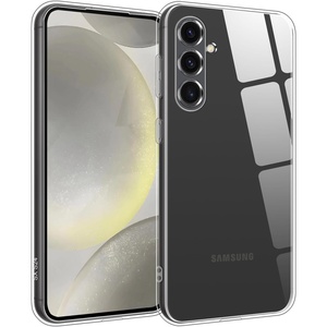 image:imageTENOC Phone Case for Samsung Galaxy S24 Clear Case AntiYellowing Protective Bumper Hard Back CoverClear