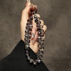image:imageTENOC Beaded Phone Wrist Strap PurpleAblack
