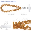 image:imageTENOC Beaded Phone Wrist Strap PurpleAcaramel Brown