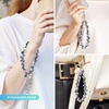 image:imageTENOC Beaded Phone Wrist Strap PurpleAdark Gray
