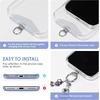image:imageTENOC Beaded Phone Wrist Strap PurpleAdark Gray