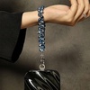 image:imageTENOC Beaded Phone Wrist Strap PurpleAnavy Blue