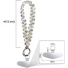 image:imageTENOC Beaded Phone Wrist Strap PurpleAwhite