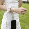 image:imageTENOC Beaded Phone Wrist Strap PurpleBmarble White