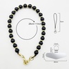 image:imageTENOC Beaded Phone Wrist Strap PurpleBobsidian Black