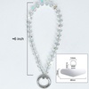 image:imageTENOC Beaded Phone Wrist Strap PurpleCclear