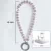 image:imageTENOC Beaded Phone Wrist Strap PurpleCpink
