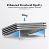 image:imageTENOC Foldable Laptop Stand for Desk BlackSilver