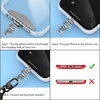 image:imageTENOC Metal Phone Tether Tab 2Pcs Silver360 Rotationsilver