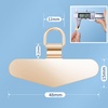 image:imageTENOC Metal Phone Tether Tab 2Pcs SilverGold