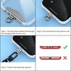 image:imageTENOC Metal Phone Tether Tab 2Pcs SilverSilver