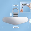 image:imageTENOC Metal Phone Tether Tab 2Pcs SilverSilver