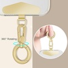 image:imageTENOC Metal Phone Tether with Spring Ring BlackSilverGold