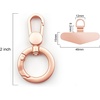 image:imageTENOC Metal Phone Tether with Spring Ring BlackSilverRose Gold