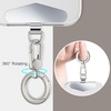 image:imageTENOC Metal Phone Tether with Spring Ring BlackSilverSilver X2