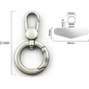 image:imageTENOC Metal Phone Tether with Spring Ring BlackSilverSilverGold