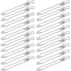 image:imageTENOC Silicone Cable Ties 10 Pcs Black Reusable Cable Holder Elastic Cord Straps Flexible Wire Organizer for Phone Tablet Charging Cable and Headset or OthersWhite