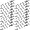 image:imageTENOC Silicone Cable Ties 10 Pcs Black Reusable Cable Holder Elastic Cord Straps Flexible Wire Organizer for Phone Tablet Charging Cable and Headset or OthersGrey
