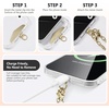 image:imageTENOC Universal Metal Phone Wrist StrapCrossbody ChainBgold