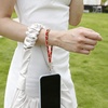 image:imageTENOC Universal Metal Phone Wrist StrapCrossbody ChainWred