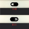 image:imageTENOC Webcam Cover Camera Privacy Cover Slide for LaptopCell PhoneiPadPCTablet Protect Your Privacy and Security 5 Pcs UniverseBlack