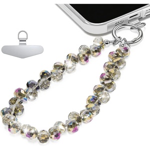 image:imageTENOC Beaded Phone Wrist Strap PurpleAamber