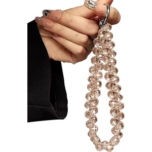 image:imageTENOC Beaded Phone Wrist Strap PurpleAgold