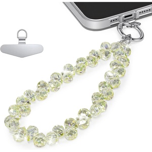 image:imageTENOC Beaded Phone Wrist Strap PurpleAlight Yellow
