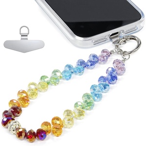 image:imageTENOC Beaded Phone Wrist Strap PurpleAmulticolor