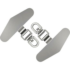 image:imageTENOC Metal Phone Tether Tab 2Pcs Silver360 Rotationsilver