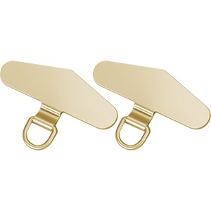 image:imageTENOC Metal Phone Tether Tab 2Pcs SilverGold