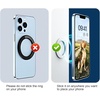 image:imageTENOC Magnetic Wall Mount Magnet Ring Phone Holder 1Pcs BlackBlackWhite