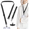 image:imageTENOC Adjust Length Phone Crossbody Strap Detachable Cellphone Wrist Strap Universal Phone LanyardBlack